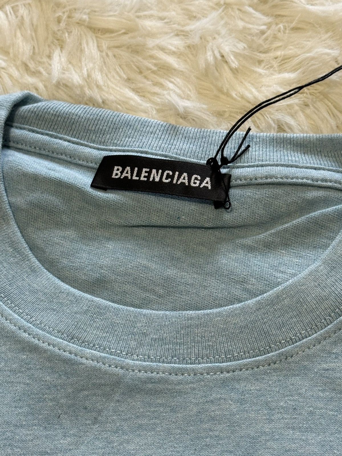 Balenciaga Balenciaga sky bluet shirt Size US S / EU 44-46 / 1 - 4 Thumbnail