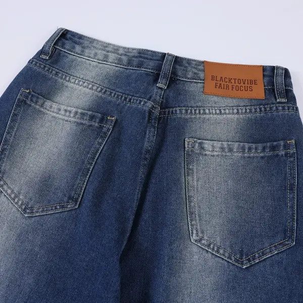 VIBE distressed skate baggy jeans Size US 34 / EU 50 - 5 Thumbnail