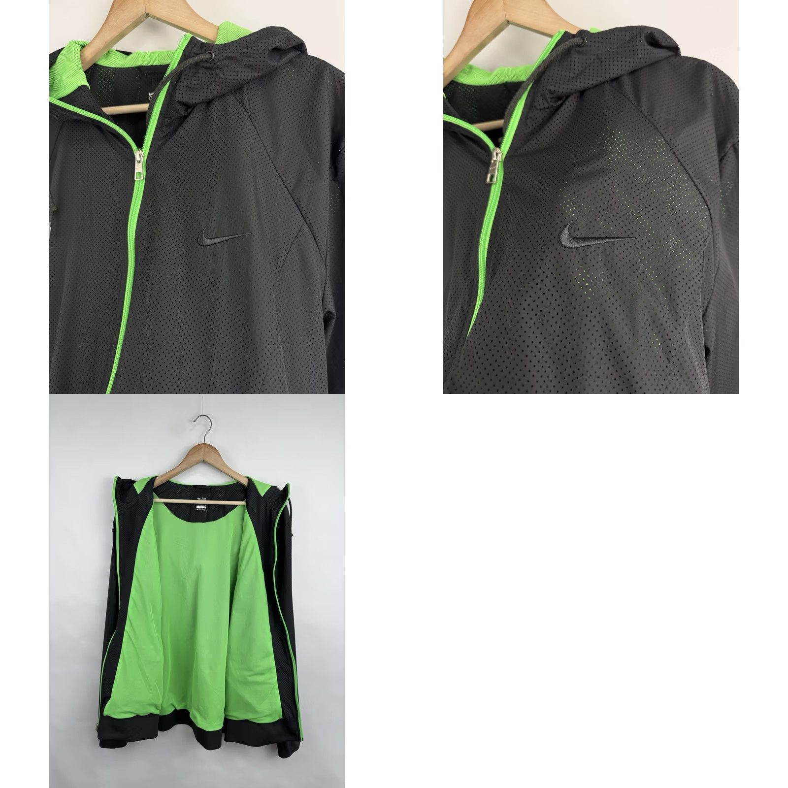 Nike VINTAGE Nike Archival Jacket Mens XL 90s Gray Cotton Style Jacket Size US XL / EU 56 / 4 - 8 Thumbnail