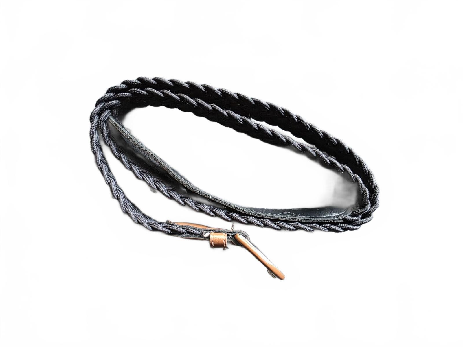 Genetic Manipulation Shinichiro Kuriya Braided Black & Brown Belt Ladies Womens Size ONE SIZE - 7 Thumbnail
