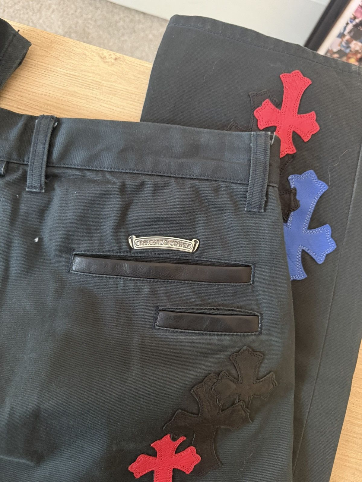 Chrome Hearts Chrome Hearts Spiderman Cross Patch Chinos Size US 32 / EU 48 - 12 Thumbnail
