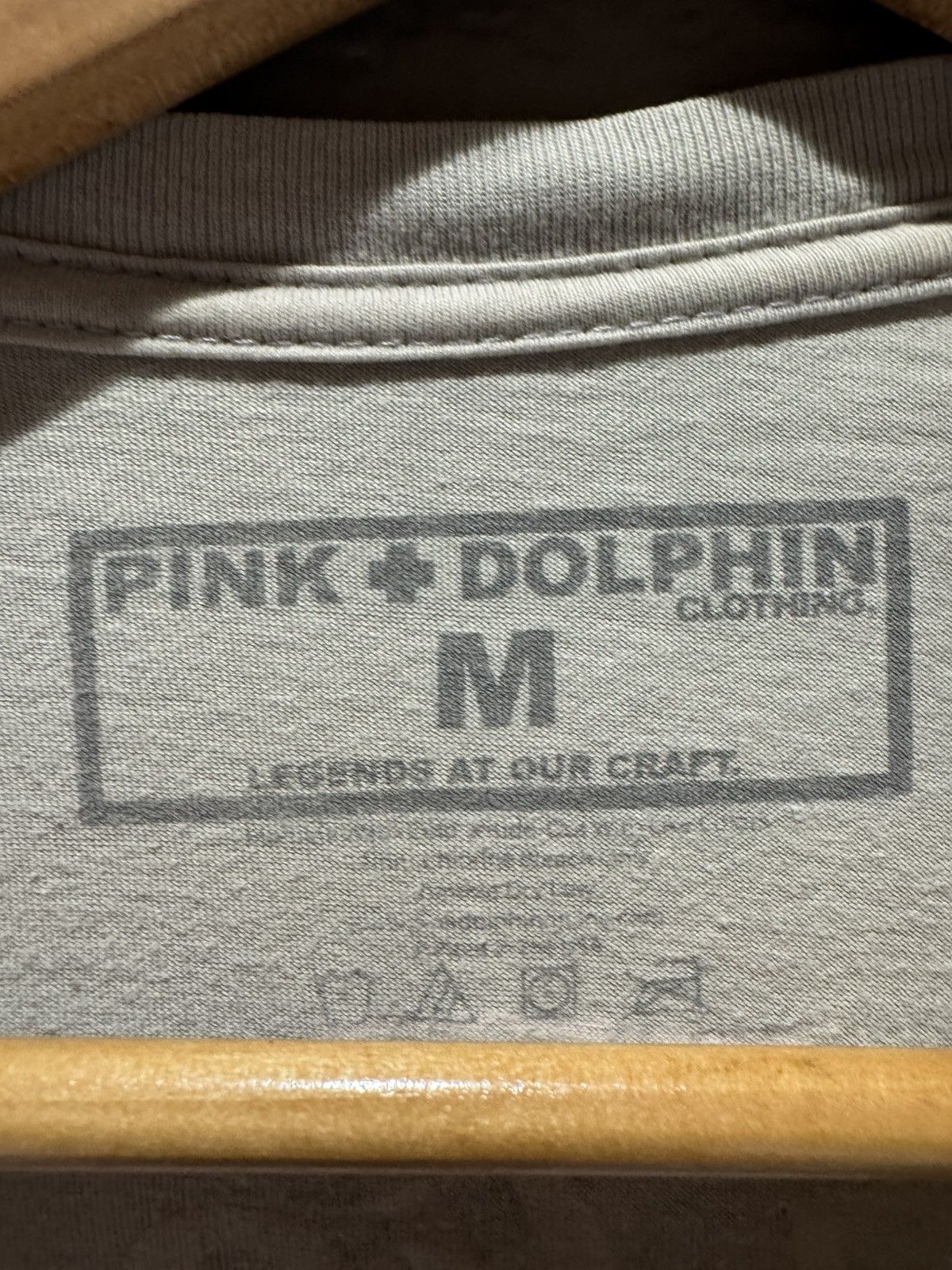 Pink Dolphin Vintage Pink Dolphin Anchor Lighthouse Logo Shirt Grey Teal Size US M / EU 48-50 / 2 - 6 Thumbnail
