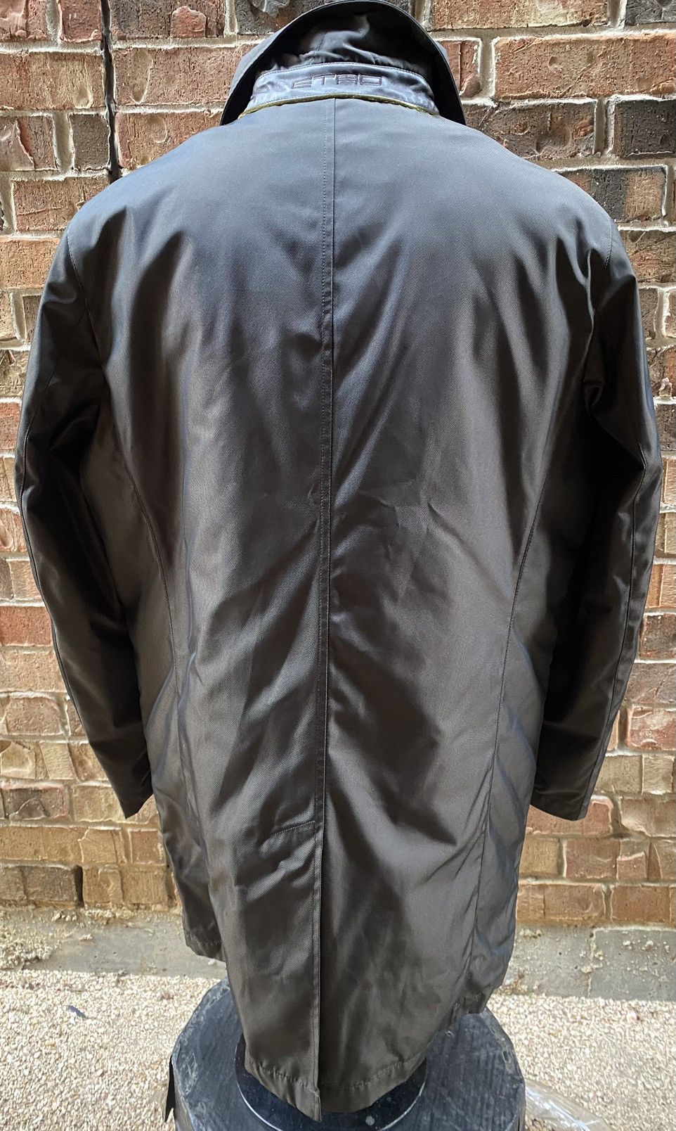 Etro Etro 🇮🇹 brown techno leather trim all season car coat 54 NW Size US L / EU 52-54 / 3 - 4 Thumbnail