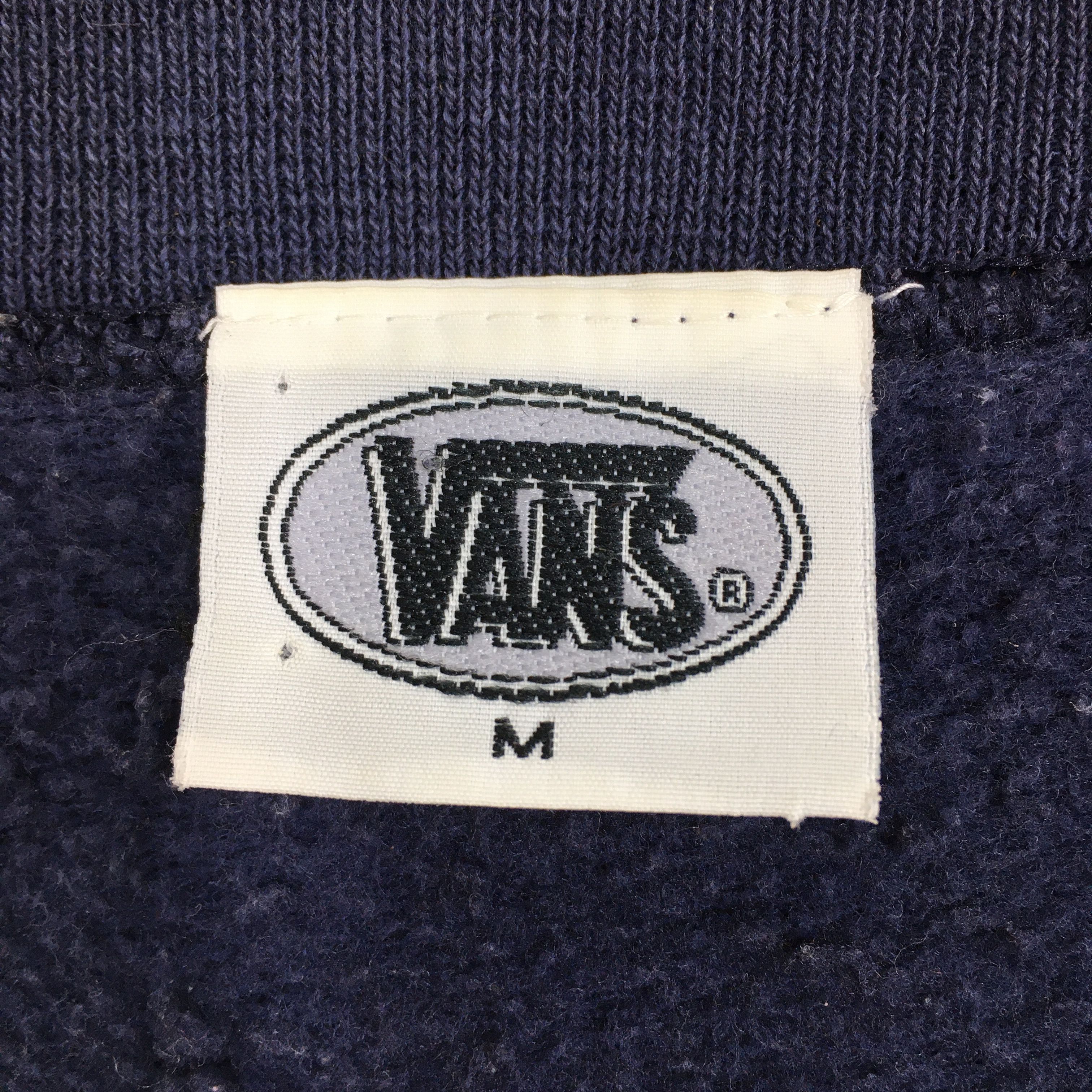 Vans × Vintage Vintage Vans Usa Blue Sweatshirt Medium Size US M / EU 48-50 / 2 - 3 Thumbnail
