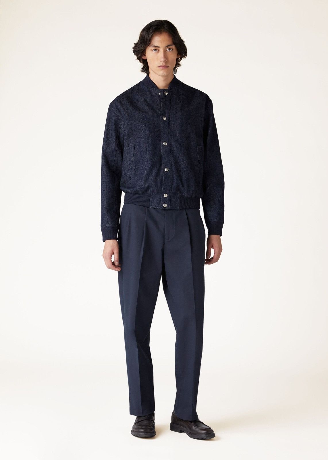Loro Piana o1srvl11e0325 FAN6728 Bomber Jacket in Navy Blue Size US S / EU 44-46 / 1 - 5 Thumbnail