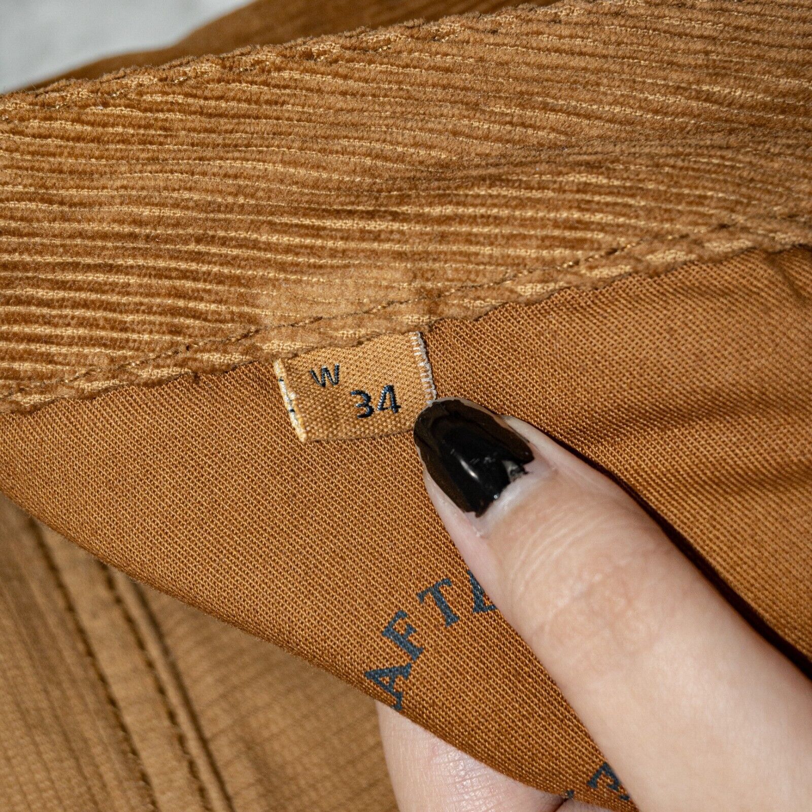 Levi's Levi's MADE & CRAFTED Tack Slim Corduroy Jean Pants Brown Size US 34 / EU 50 - 9 Thumbnail