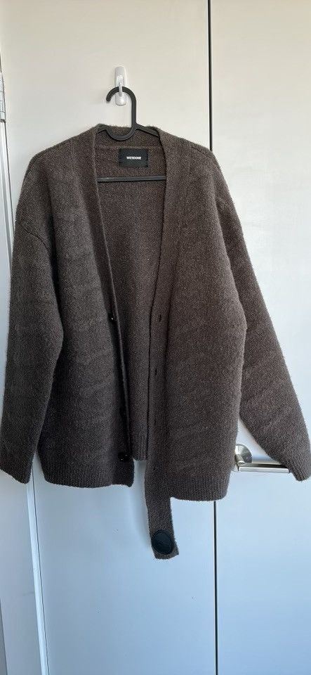 Image of We11Done Wool Cardigan in Brown, Women's (Size Small)