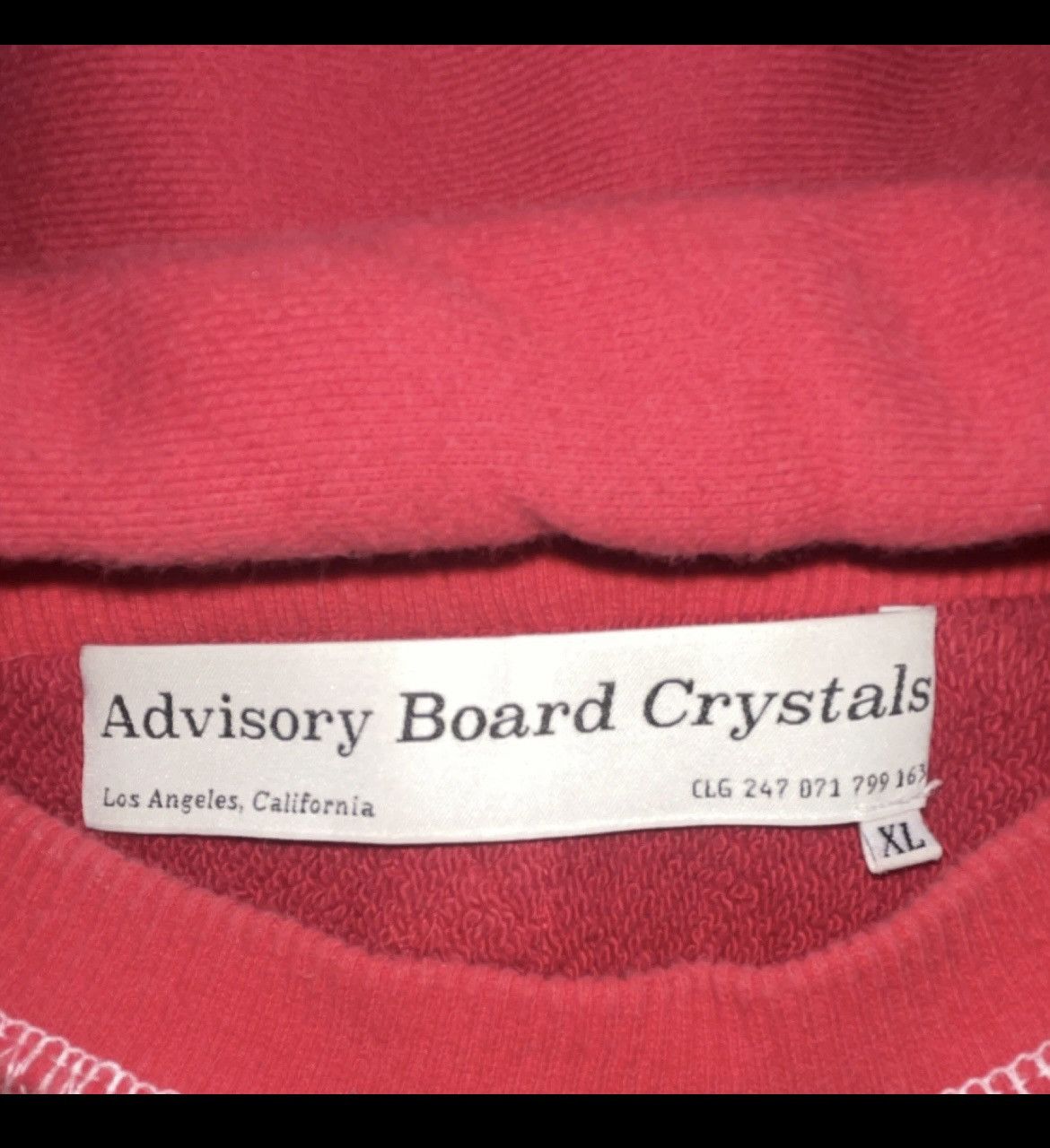 Advisory Board Crystals × Vans Vans Advisory Board Crystals Opal Shoebox Hoodie XL Red Size US XL / EU 56 / 4 - 8 Thumbnail