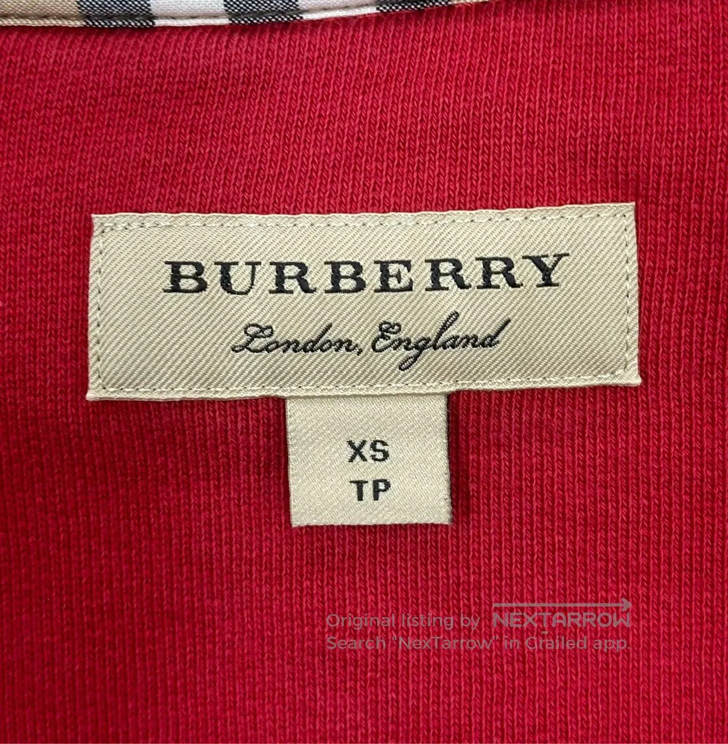 Burberry Burberry Red Battle Horse Embroidered Logo Zipper Hooded S Size XS / US 0-2 / IT 36-38 - 4 Thumbnail