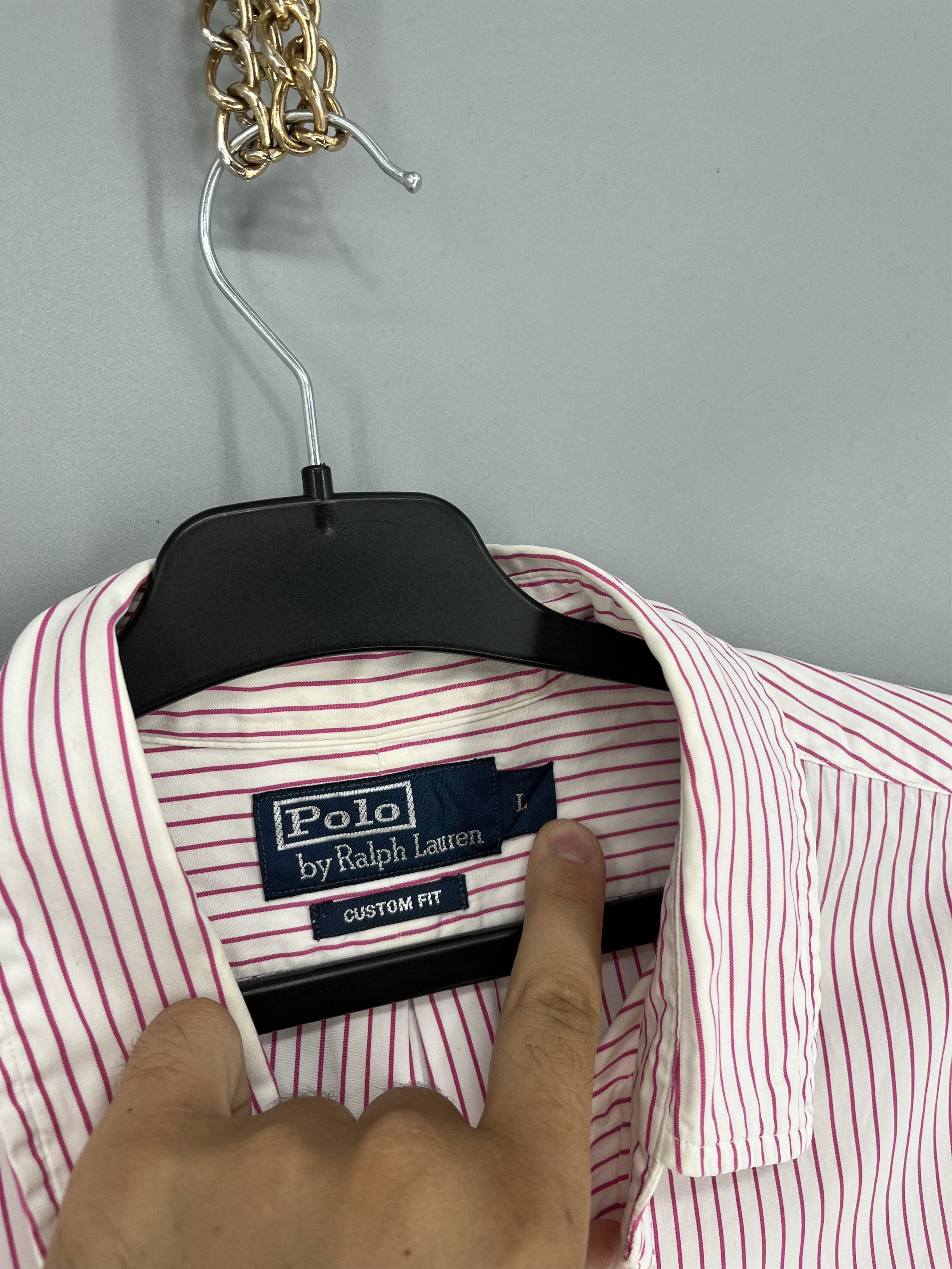 Polo Ralph Lauren Vintage y2k Polo Ralph Lauren Striped Blake Cotton Flannel Size US L / EU 52-54 / 3 - 8 Thumbnail