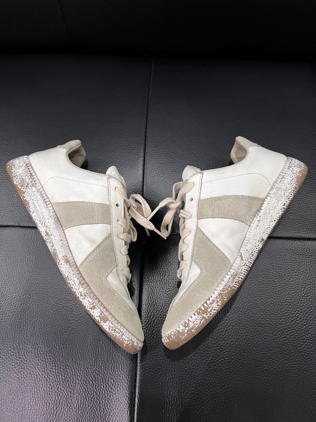 Maison Margiela Maison Margiela Paint Splatter Replica Sneakers Size US 6.5 / IT 36.5 - 14 Thumbnail