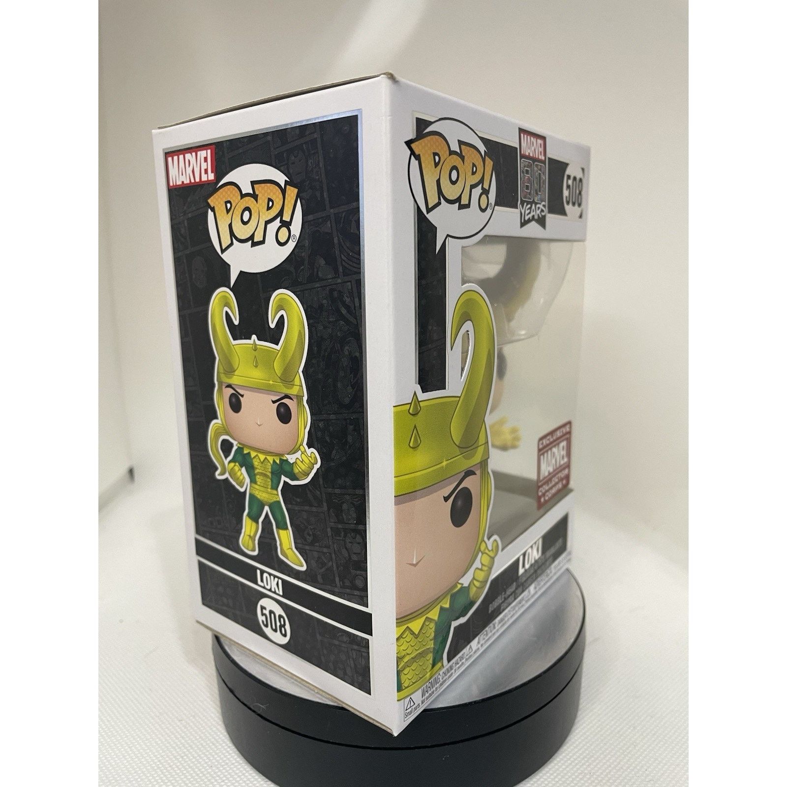 Marvel Comics Funko POP Marvel 80 Years: Loki #508, Marvel Collector Corps Size ONE SIZE - 8 Thumbnail
