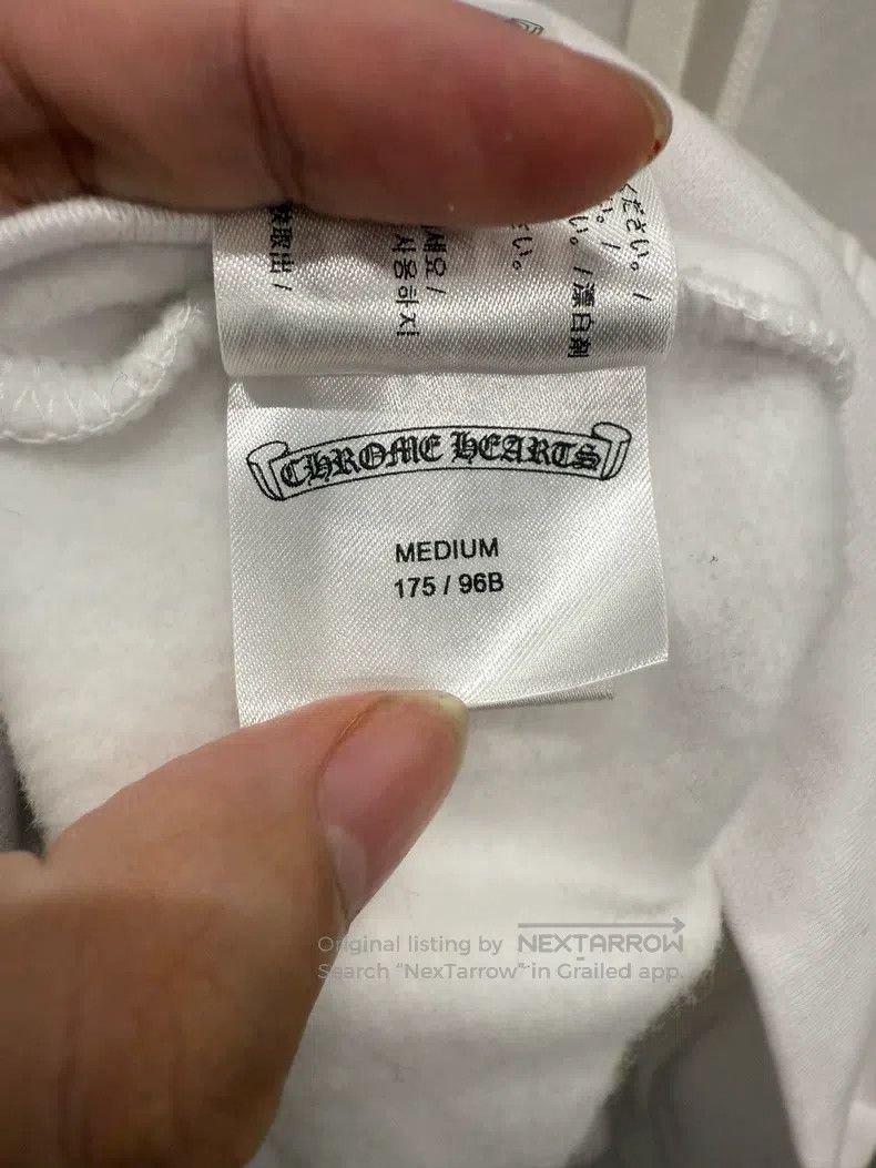 Chrome Hearts CHROME HEARTS Size M Color group cross white hoodie Size US M / EU 48-50 / 2 - 6 Thumbnail