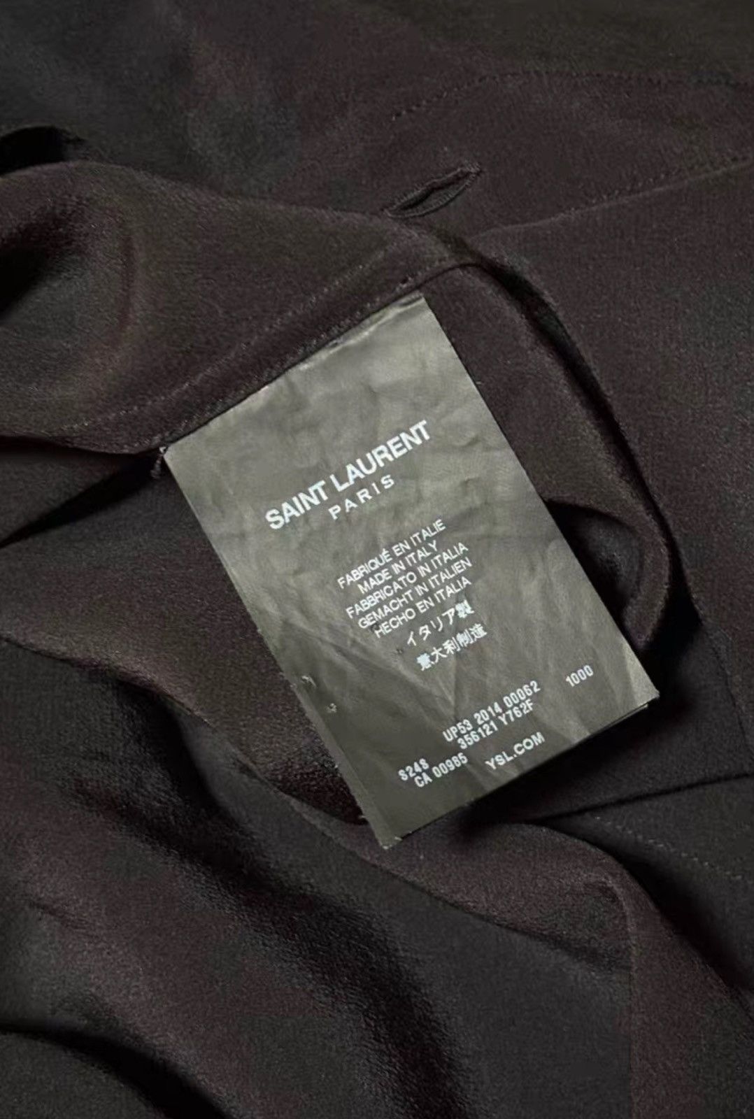 Saint Laurent Paris Saint Laurent SLP 2014FW Leopard Spliced Shirt Size US M / EU 48-50 / 2 - 7 Thumbnail