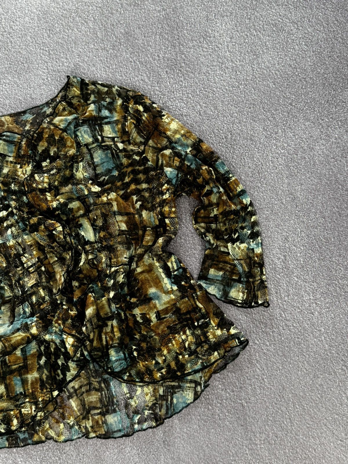 Vintage Vintage Avant Garde Floral Design Blouse Size M / US 6-8 / IT 42-44 - 5 Thumbnail