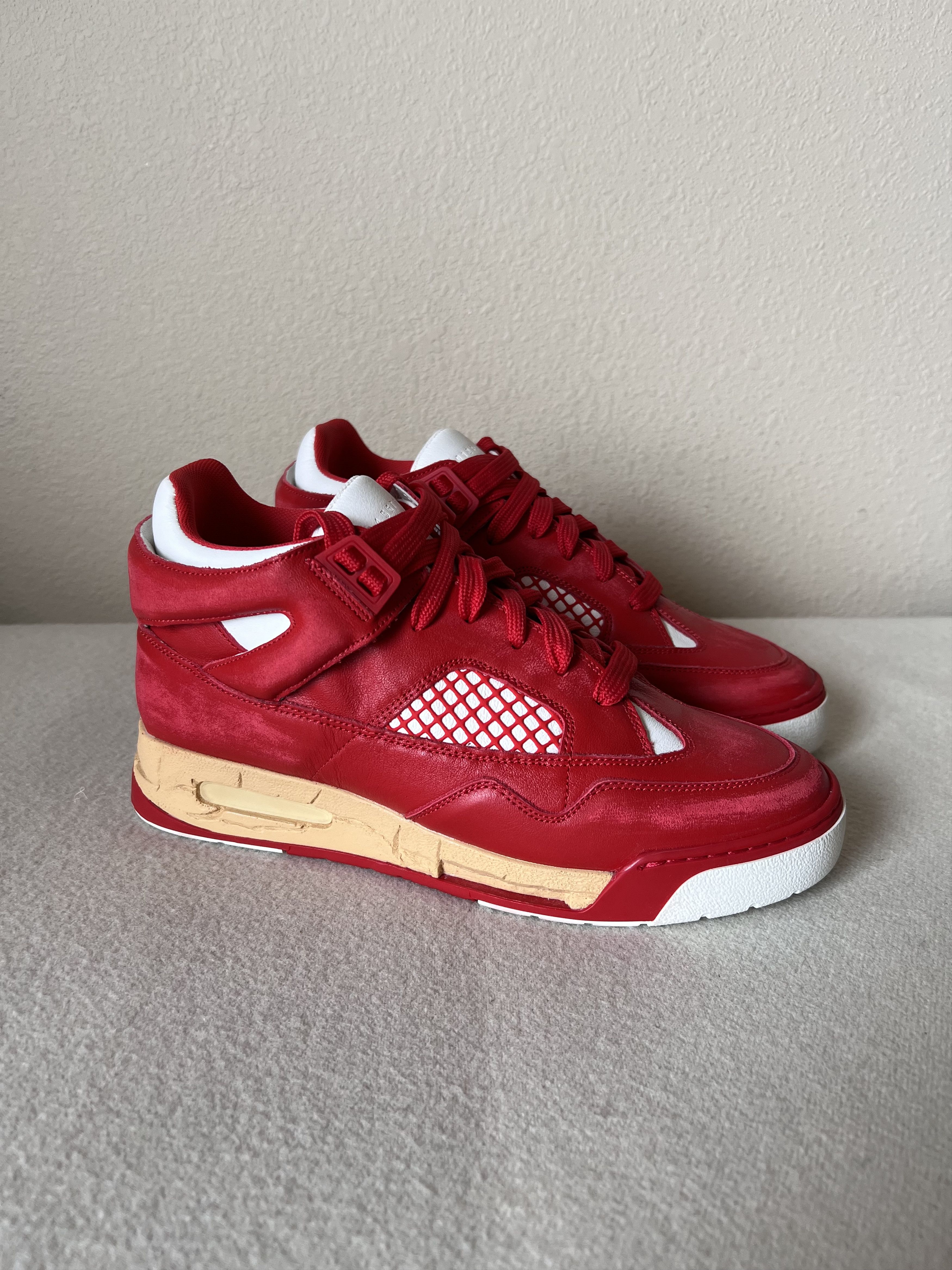 Maison Margiela Maison Margiela DDSTCK Sneakers in Red Maison Margiela Maison Margiela DDSTCK Sneakers in Red
