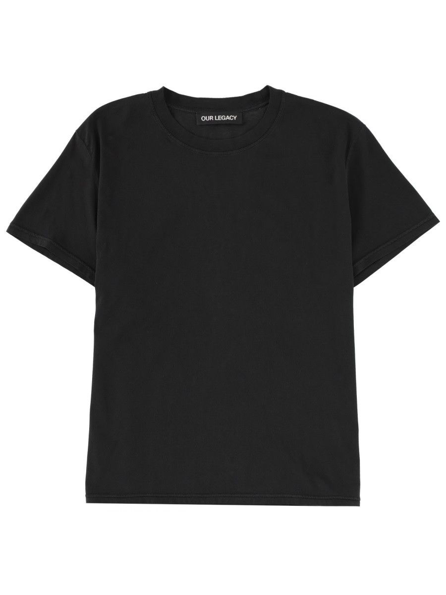 Our Legacy OUR LEGACY T-SHIRT "CLASSIC" - BLACK (EU 40) Size S / US 4 / IT 40 - 1 Thumbnail
