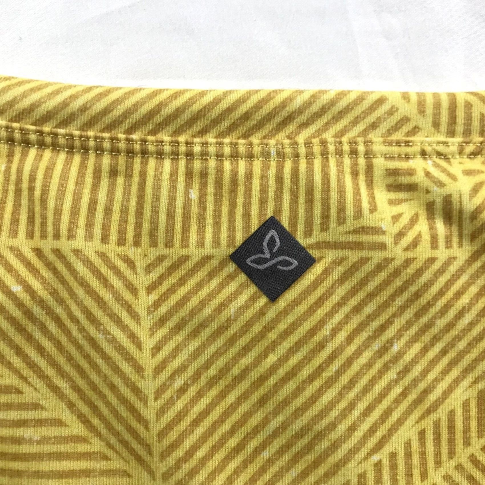 Prana Prana Womens Yellow Geometric Shift Dress Boat Neck XS Size XS / US 0-2 / IT 36-38 - 6 Thumbnail