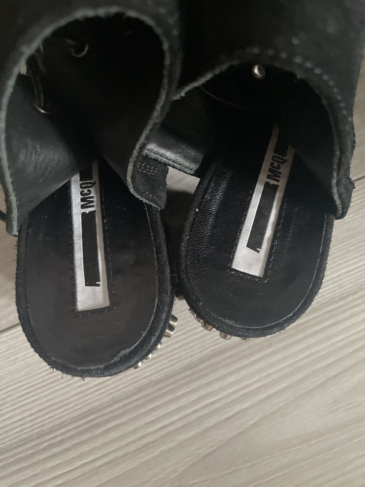 Alexander McQueen MCQ by Aleksander McQueen heels Boots mainline avant garde Size US 7 / IT 37 - 18 Thumbnail