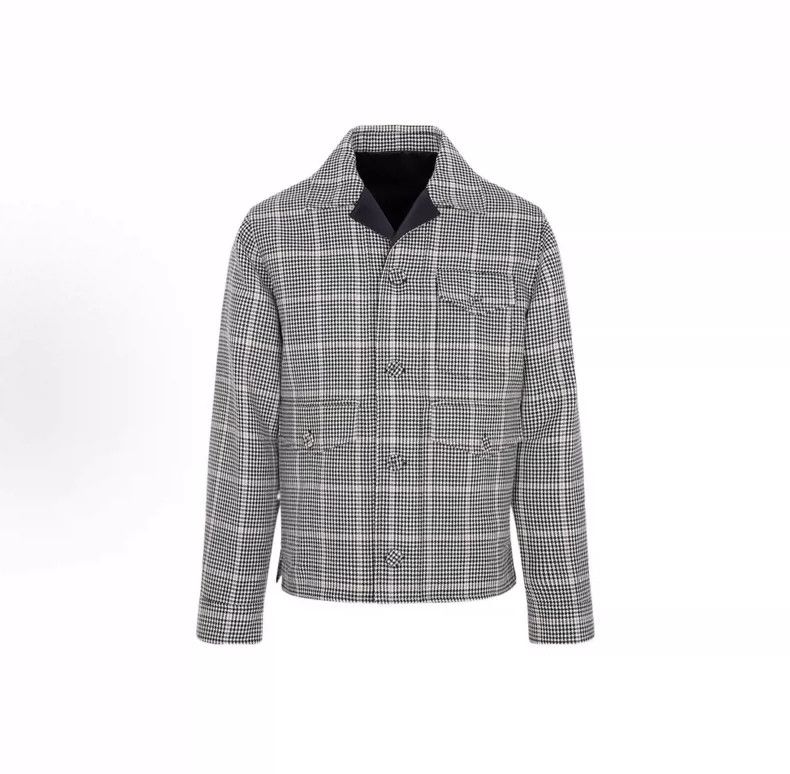 Dior Checked jacket with a thousand birds 2505-Nextarrow