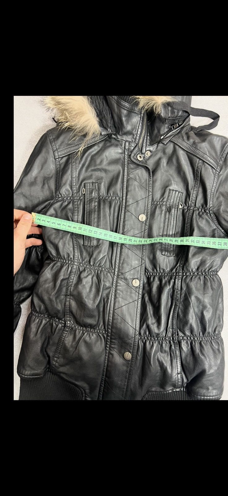 Japanese Brand Vintage Streetwear 90s Leather Cargo Multi-Zip Bomber Jacket Size US S / EU 44-46 / 1 - 7 Thumbnail
