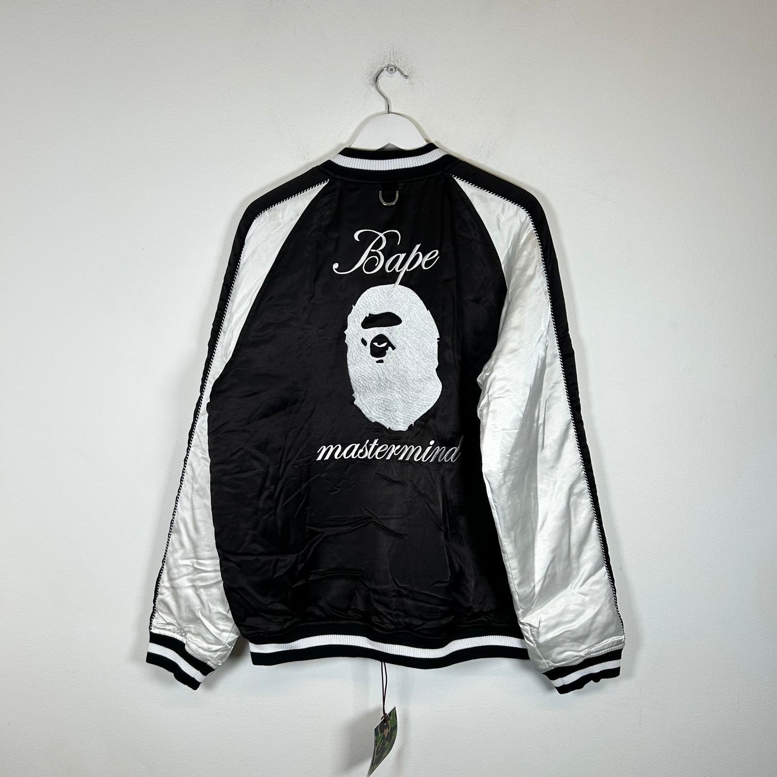 Bape × Mastermind Japan Bape x Mastermind Black Souvenir Jacket Size XXL Size US XXL / EU 58 / 5 - 2 Thumbnail