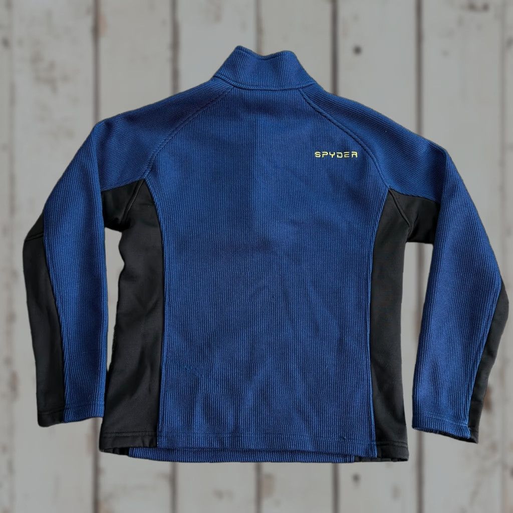 Spyder Spyder 1/4 Zip Pullover Shirt Hoodie M Blue Black Outdoor Mens Size US M / EU 48-50 / 2 - 1 Thumbnail