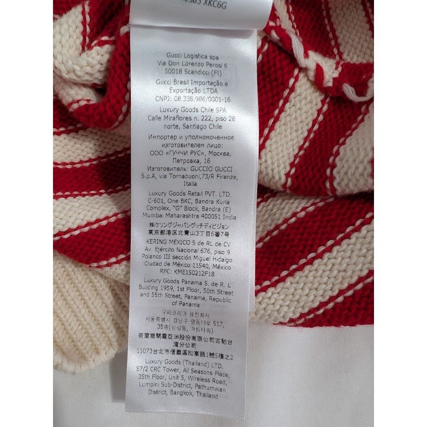 Gucci o1rshd1 Wool Cotton Long Sleeve Crewneck Sweatshirt Ivory Size US XL / EU 56 / 4 - 18 Thumbnail