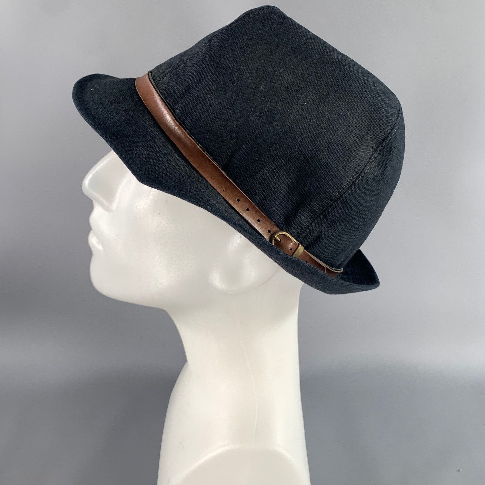 Other GUERRA Size L Black Brown Mixed Pattern Cotton Hats Size ONE SIZE - 4 Thumbnail
