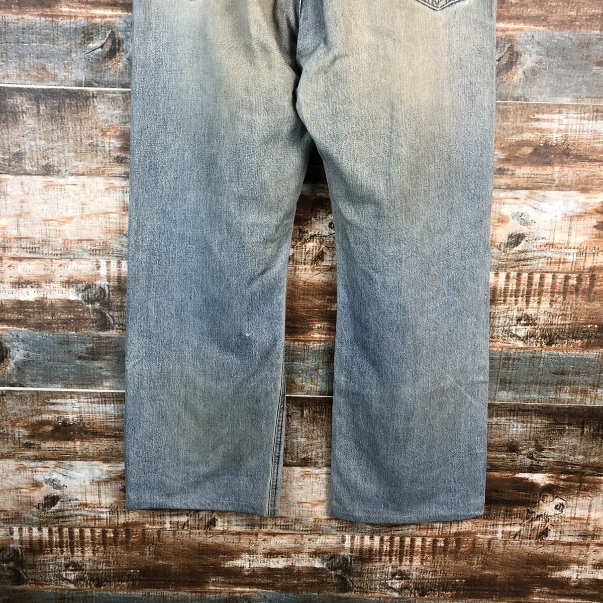 Lee Lee vintage selvedge Distressed Denim Pants #A2391 Size US 34 / EU 50 - 15 Thumbnail