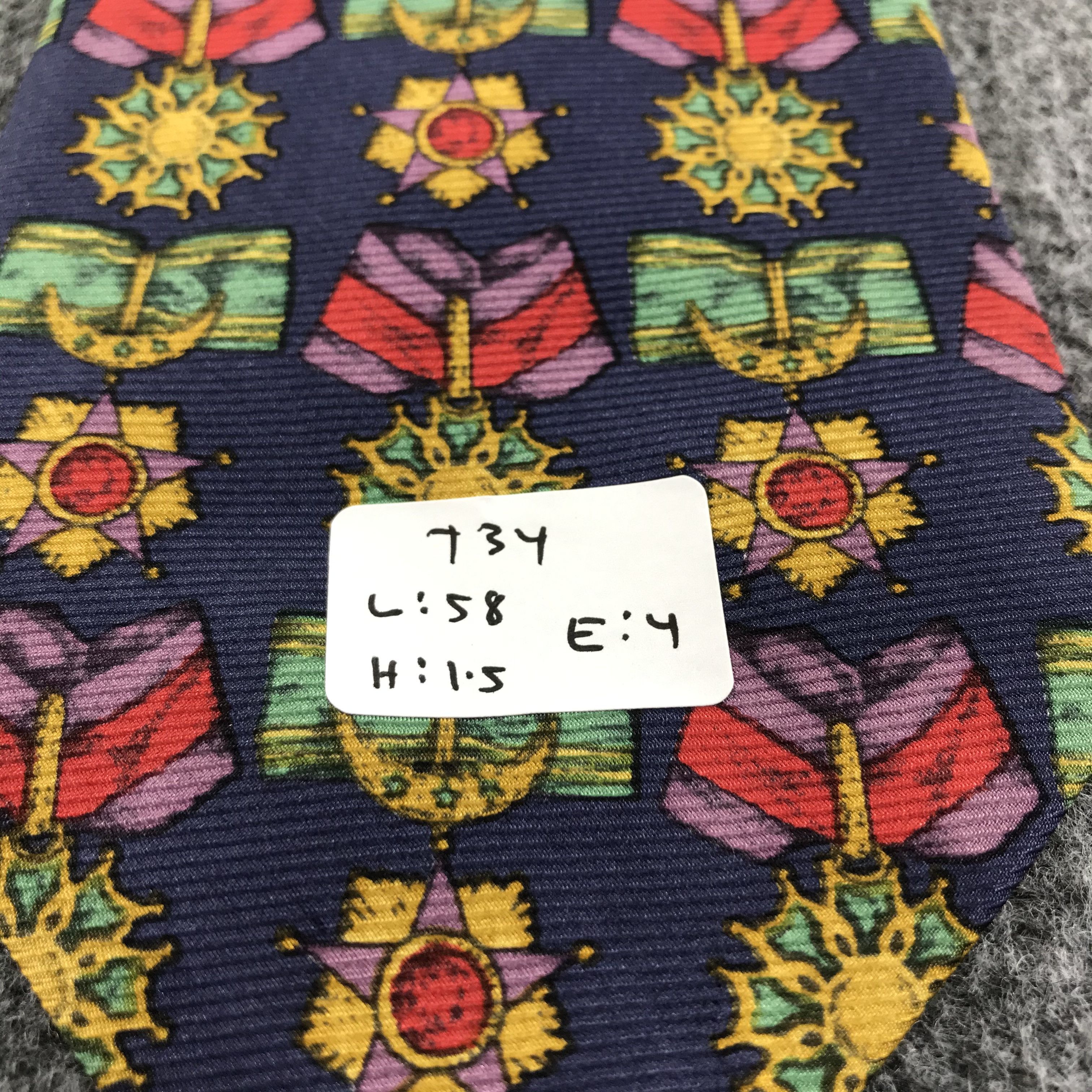 Givenchy × Vintage Vintage Luxury Givenchy Silk Neck Ties T34 Size ONE SIZE - 7 Thumbnail