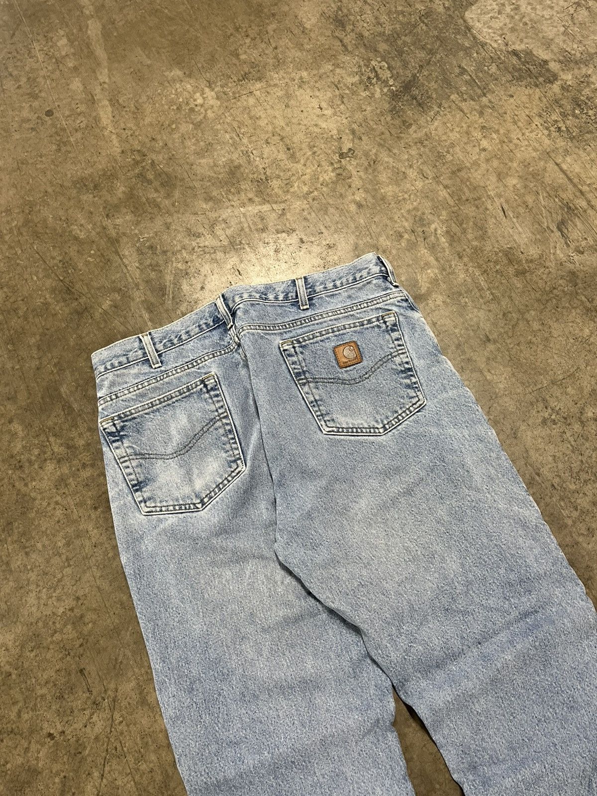 Carhartt × Vintage Carhartt vintage baggy fit denim pants skater hype Size US 36 / EU 52 - 3 Thumbnail