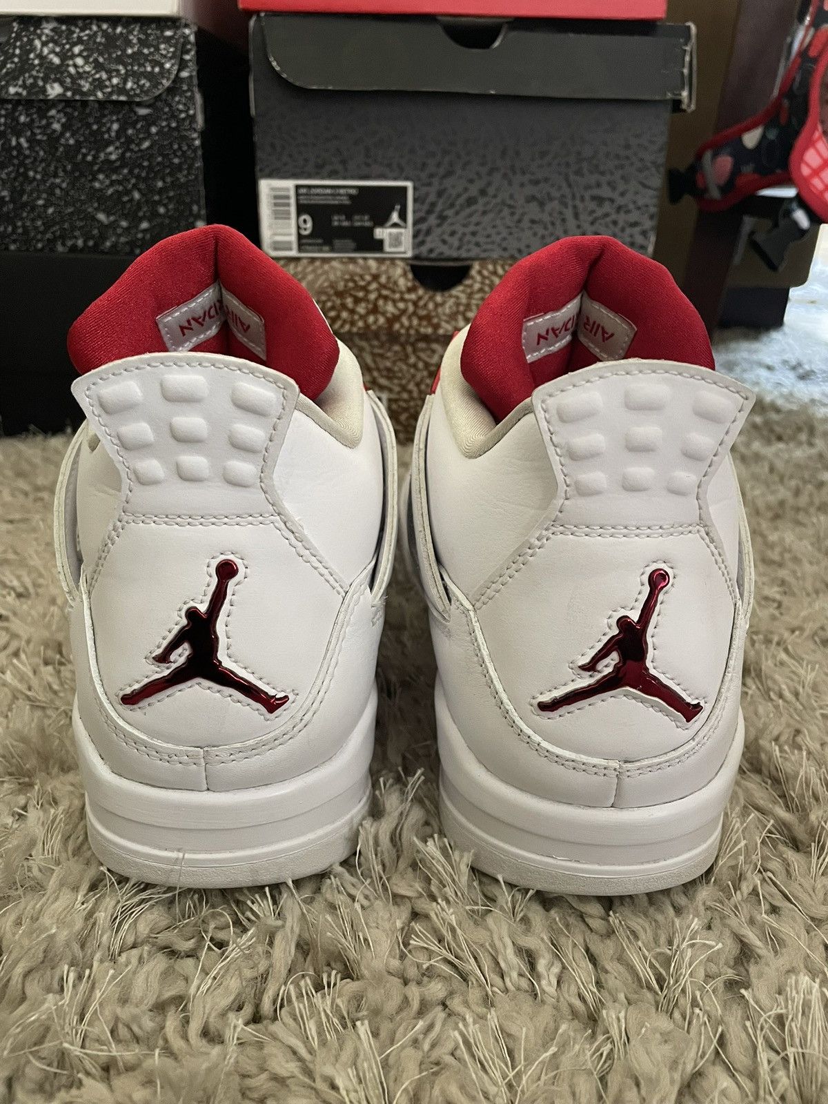 Jordan Brand Jordan 4 Metallic Red sz 9 Size US 9 / EU 42 - 6 Thumbnail
