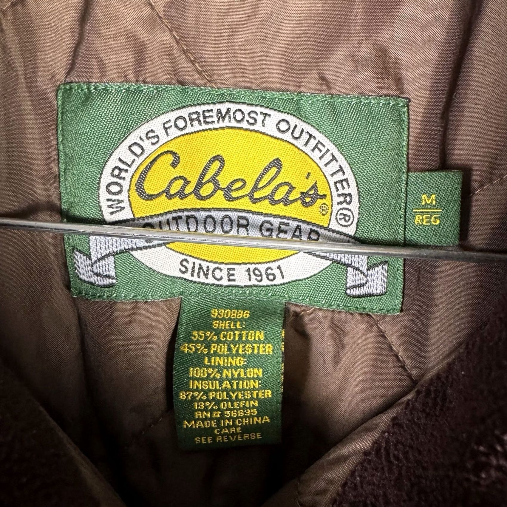 Vintage VINTAGE Cabela'S Jacket Mens Men Med Seclusion Camouflage Hunting Full Zip Quilt Lined Size US M / EU 48-50 / 2 - 4 Thumbnail