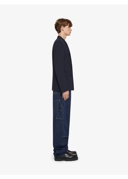 Givenchy o1w1db10525 Day Jacket Slim Fit in Blue Size US L / EU 52-54 / 3 - 4 Thumbnail