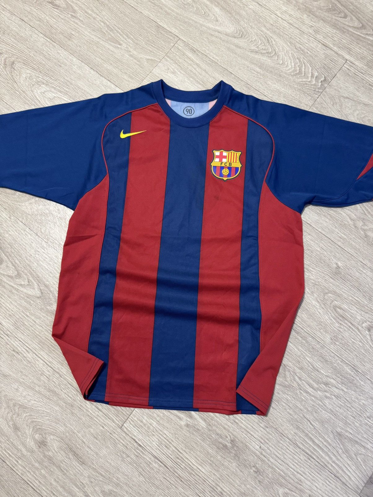 Nike 🔷Vintage Nike FC Barcelona 2002/03 Larsson Soccer jersey🔷 Size US M / EU 48-50 / 2 - 1 Thumbnail
