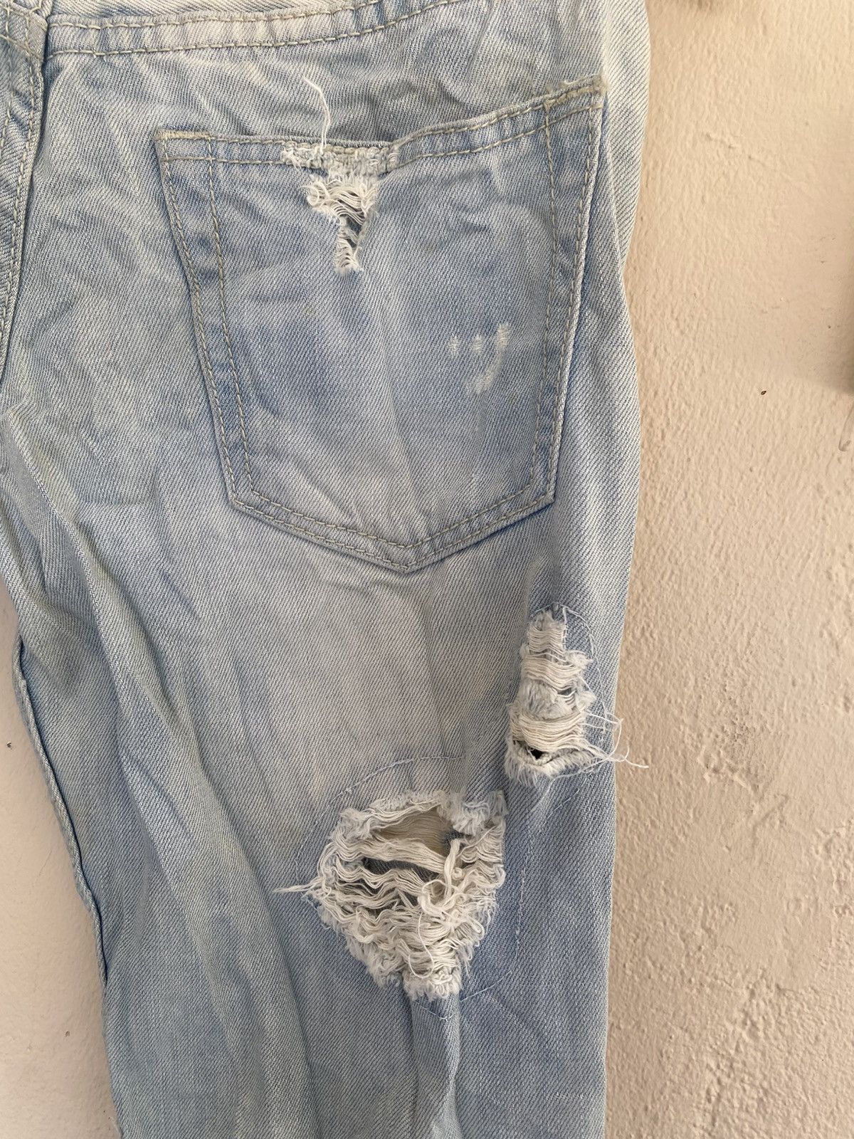 Japanese Brand Vence Distressed Jeans Size US 29 - 6 Thumbnail