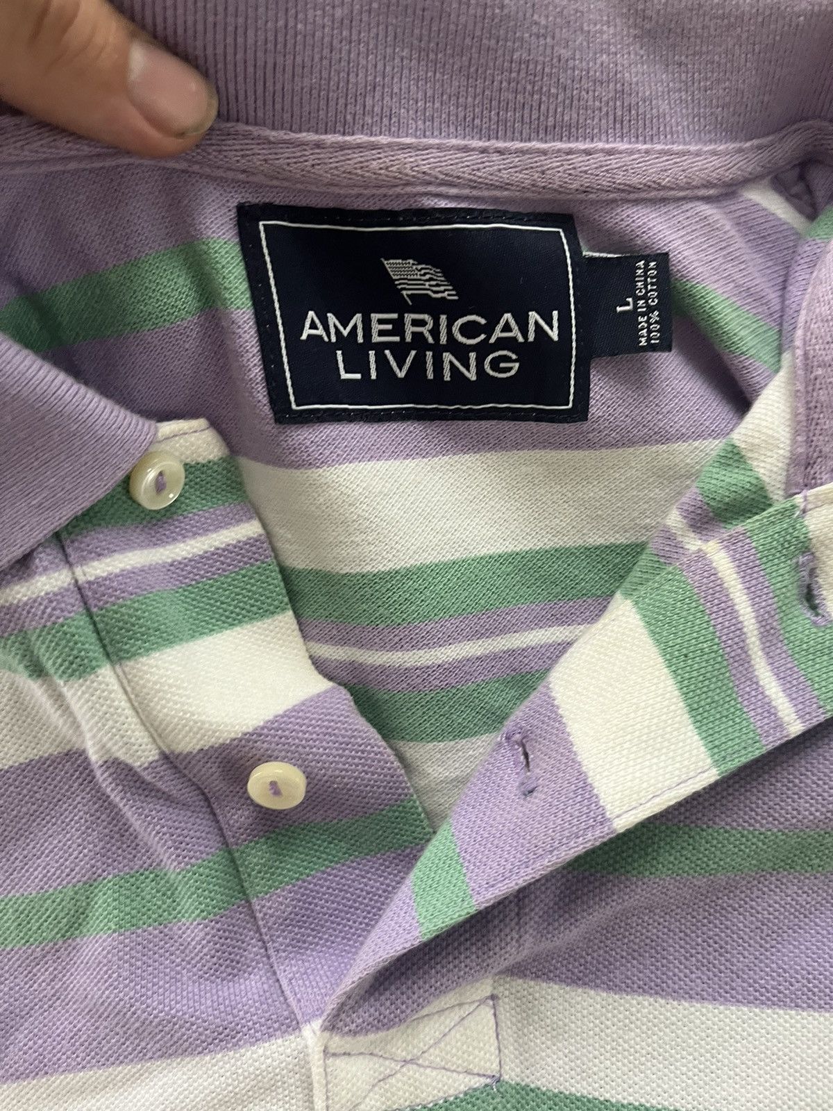 Lands' End × Polo Ralph Lauren Striped Polo Blank Size US M / EU 48-50 / 2 - 5 Thumbnail