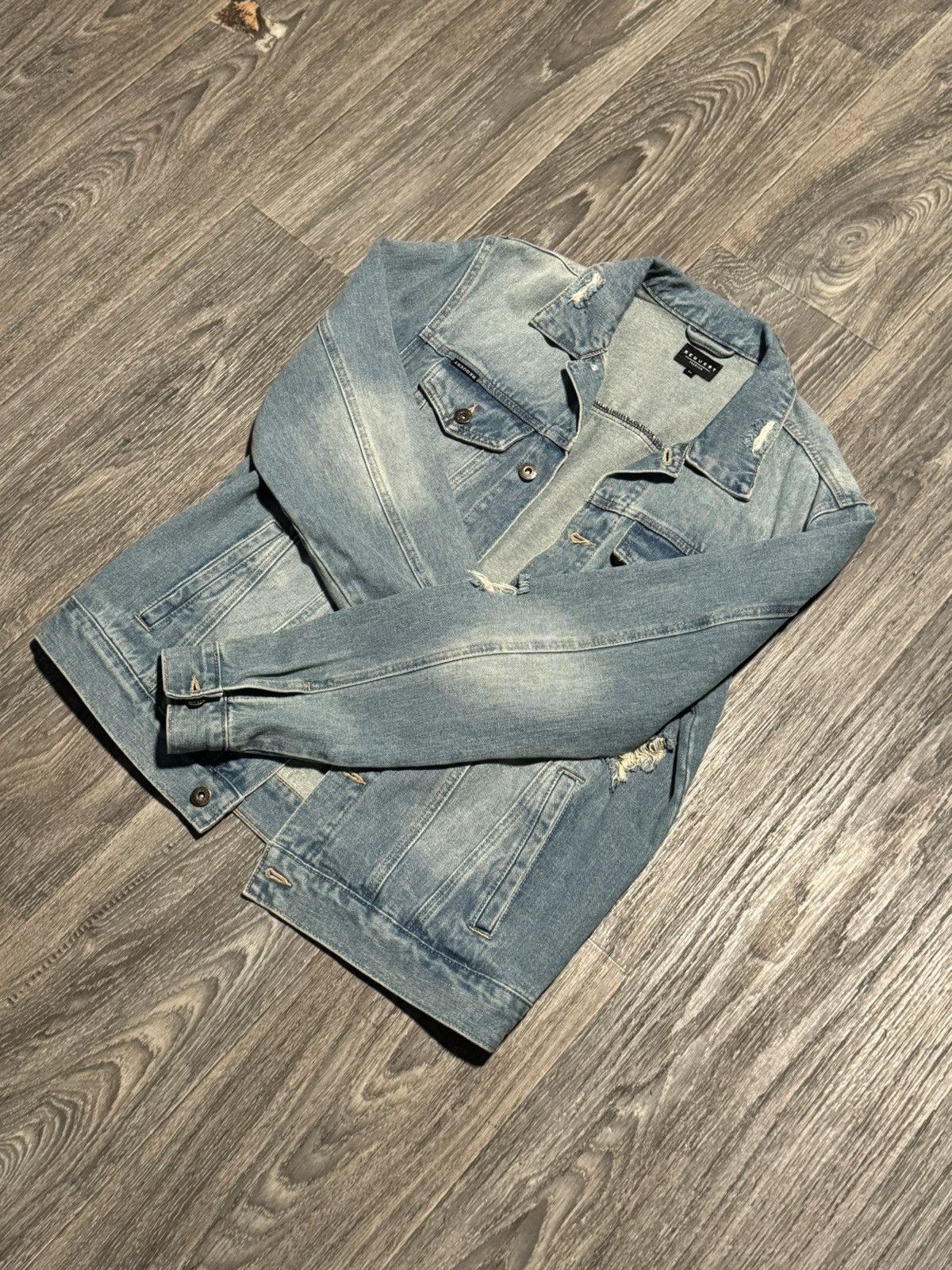 Other Pacsun Distressed Denim Hoodie Size US M / EU 48-50 / 2 - 5 Thumbnail