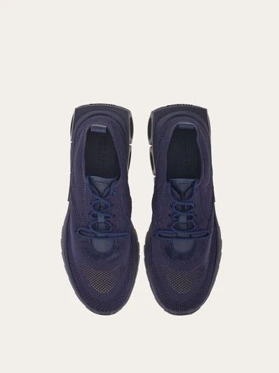 Salvatore Ferragamo o1s1rm0625 Low-Top Sneakers in Navy Blue Size US 12 / EU 45 - 2 Thumbnail