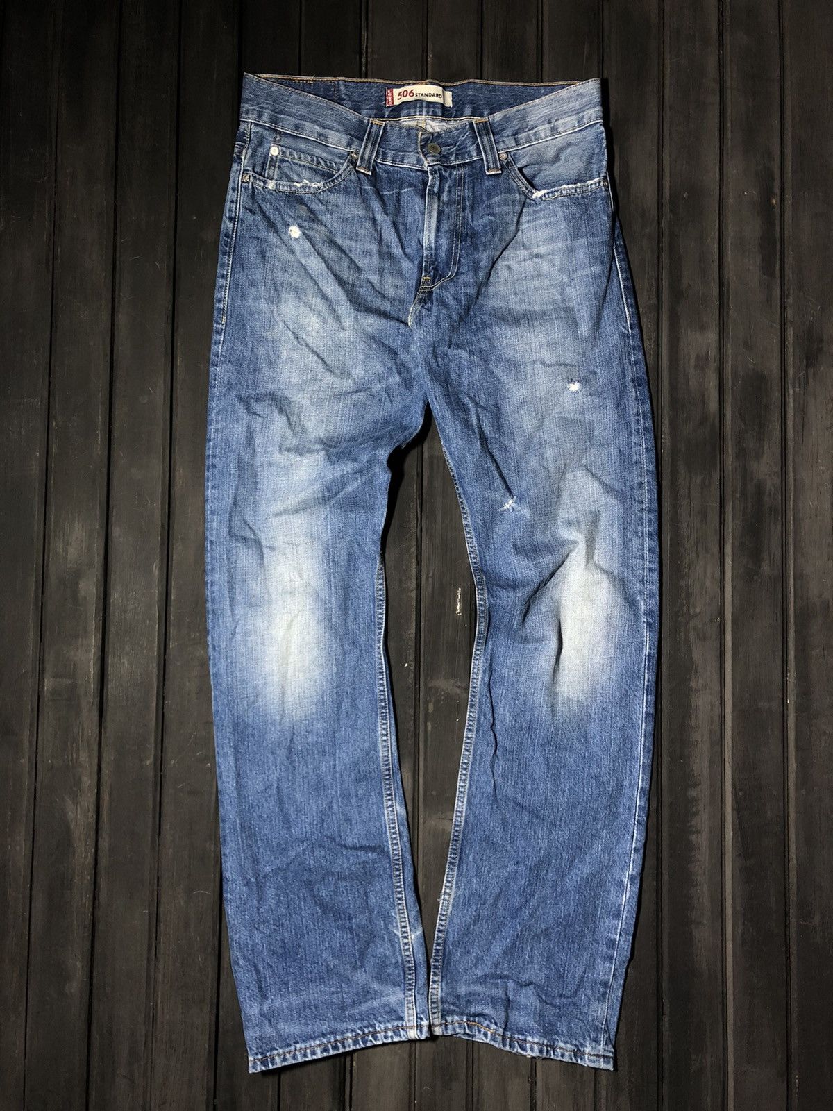 Hysteric Glamour × Levi's VTG HYSTERIC GLAMOUR STYLE STONE WASHED DISTRESSED JEANS 90S Size US 32 / EU 48 - 4 Thumbnail