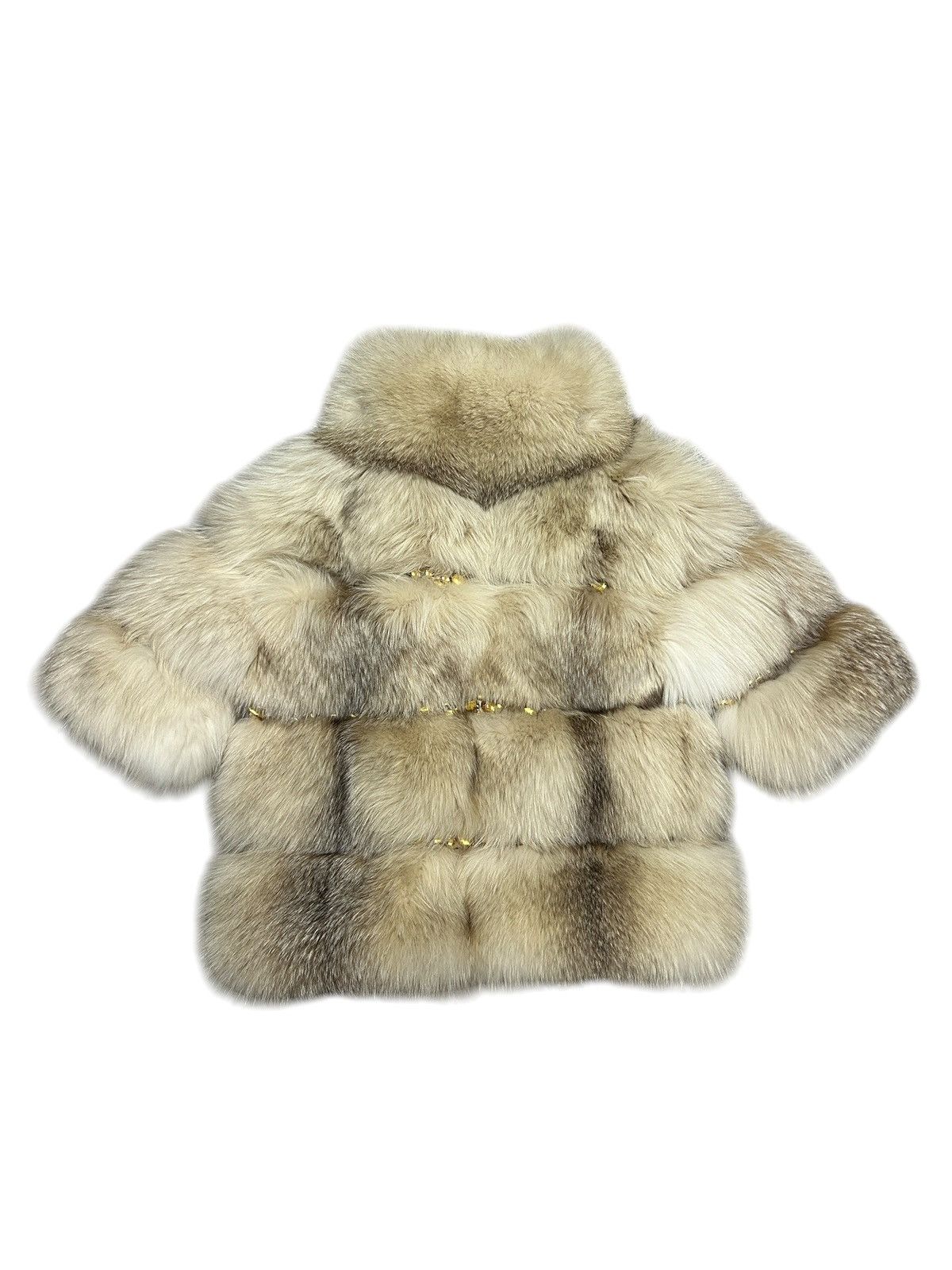 Dsquared2 F/W 14 Embellished Arctic Fox Fur Jacket Size S / US 4 / IT 40 - 7 Thumbnail