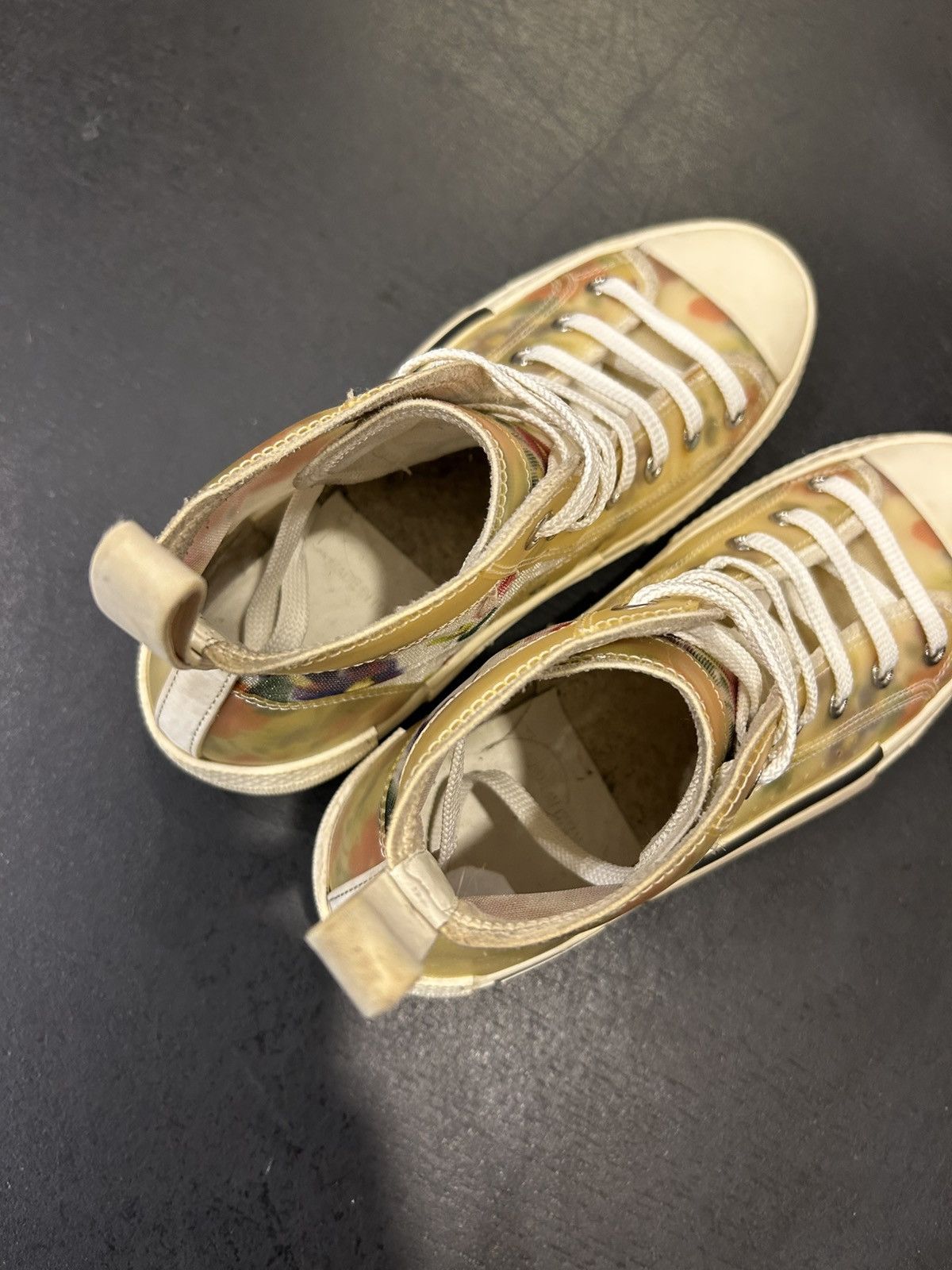 Dior Dior B23 Floral High Top Sneakers Size US 5 / EU 37 - 8 Thumbnail