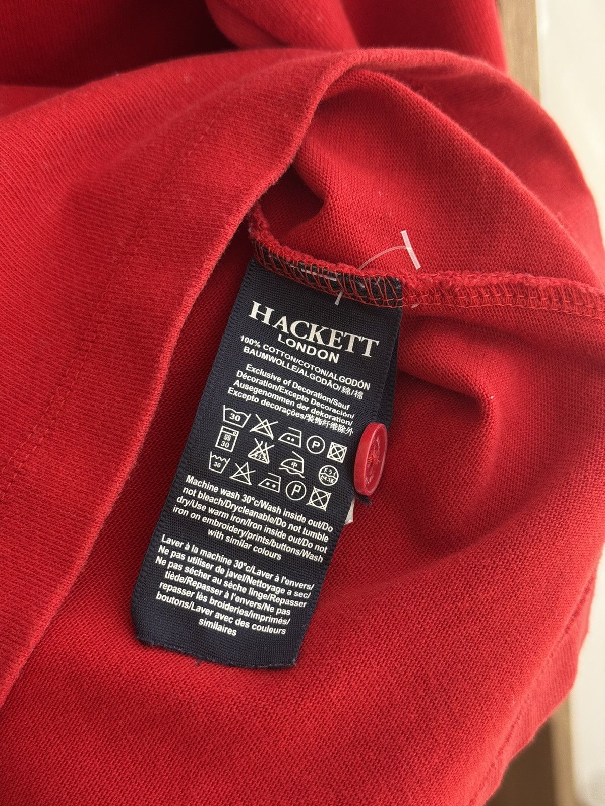 Other Vintage Aston Martin Racing by Hackett Red Formula1 Sweatsrt Size US L / EU 52-54 / 3 - 12 Thumbnail