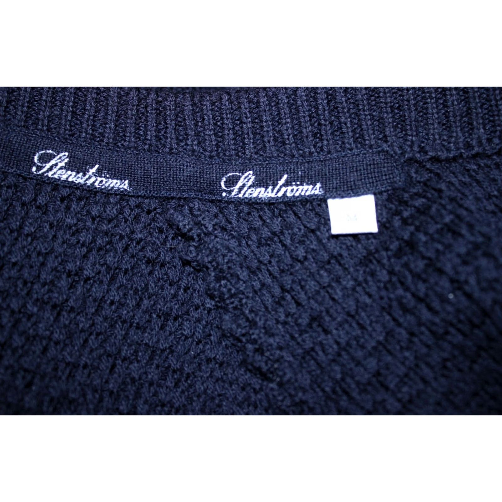 Vintage Stenstroms Cardigan Jumper Blue 100% Merino Wool M Womens Size M Jumper Cardigan Blue Stenstroms Wool 100% Merino Womens M Size M / US 6-8 / IT 42-44 - 5 Thumbnail