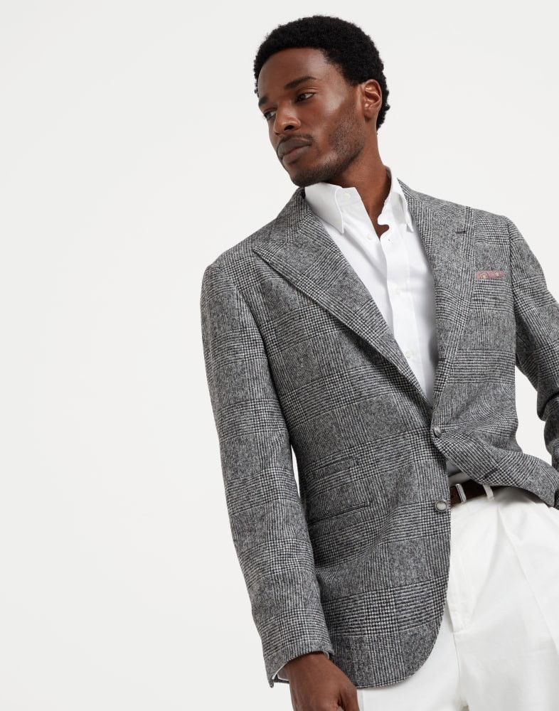 Brunello Cucinelli o1w1db10825 Suit-Type Jacket in Grey Size US XL / EU 56 / 4 - 1 Thumbnail