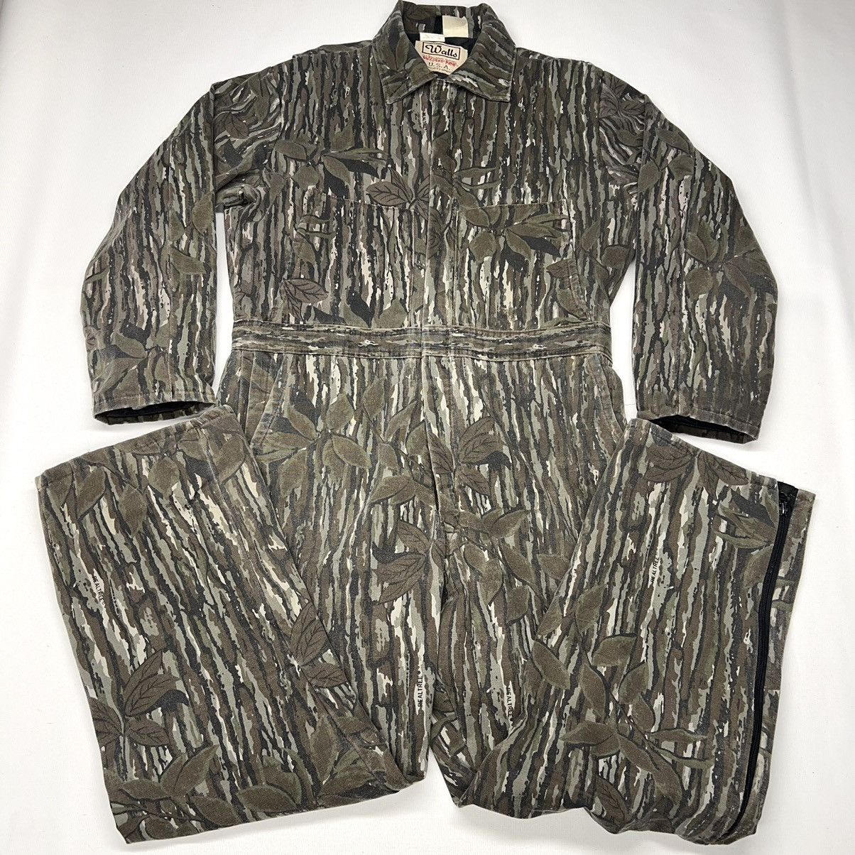 VTG Walls Blizzard Pruf Coverall Camo Real Tree Insulated