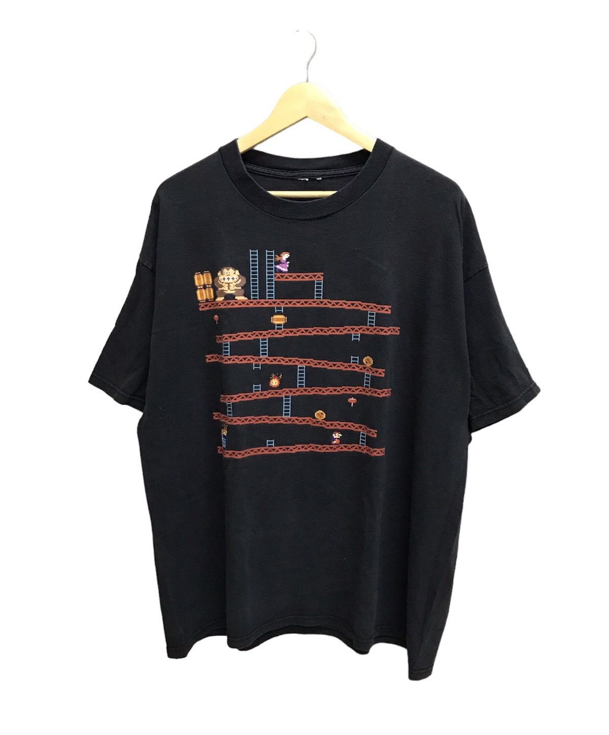 The Game VINTAGE DONKEY KONG PROMO NINTENDO GAMING TSHIRT Size US XL / EU 56 / 4 - 1 Thumbnail