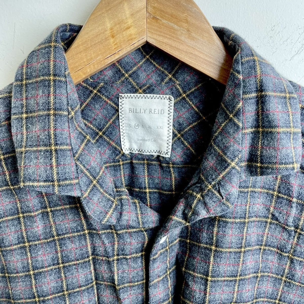 Billy Reid Plaid Cotton Shirt Made in Italy Size US M / EU 48-50 / 2 - 4 Thumbnail