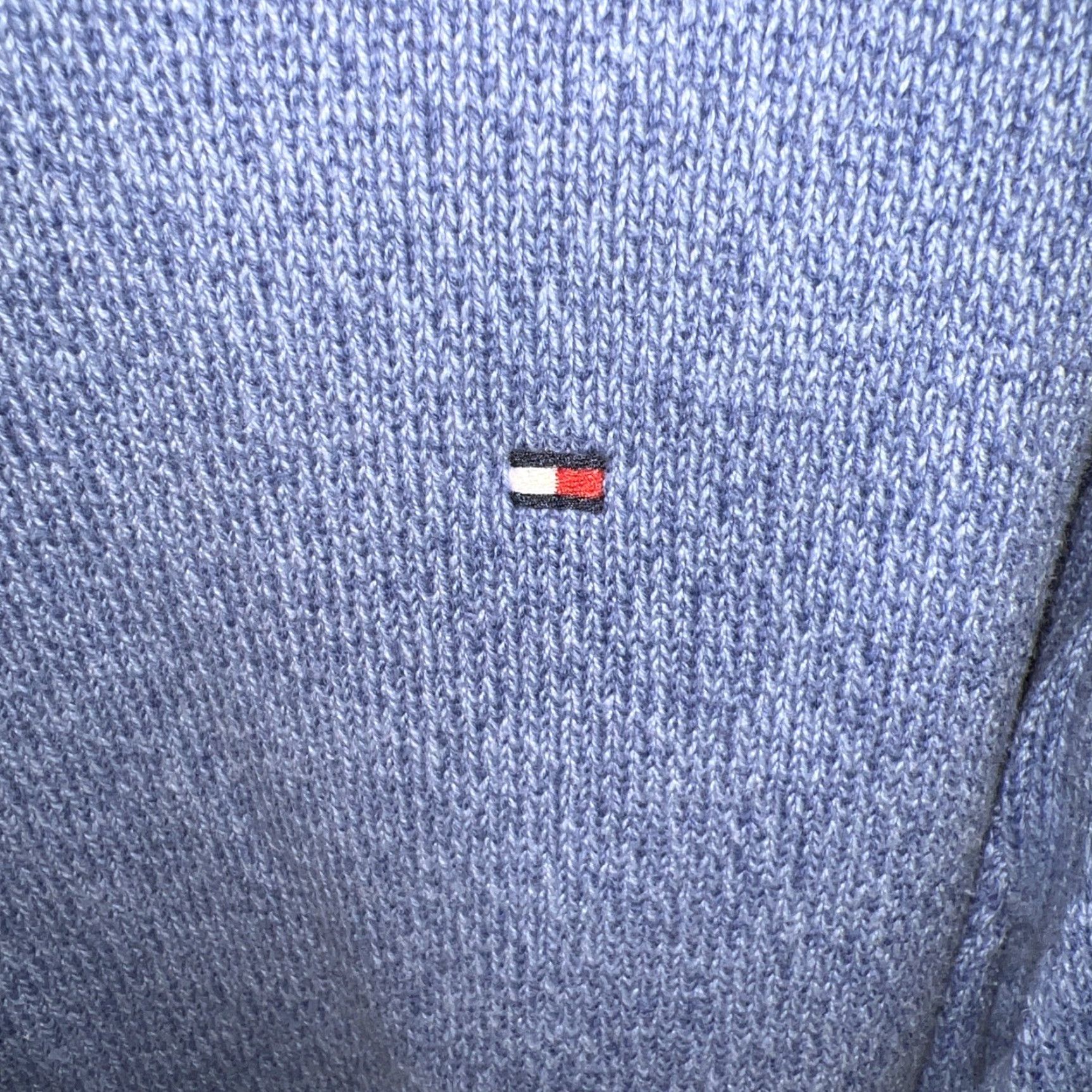 Tommy Hilfiger VINTAGE Tommy Hilfiger Sweater Men’s XL Blue Cotton Retro 80s 90s Classic Size US XL / EU 56 / 4 - 3 Thumbnail